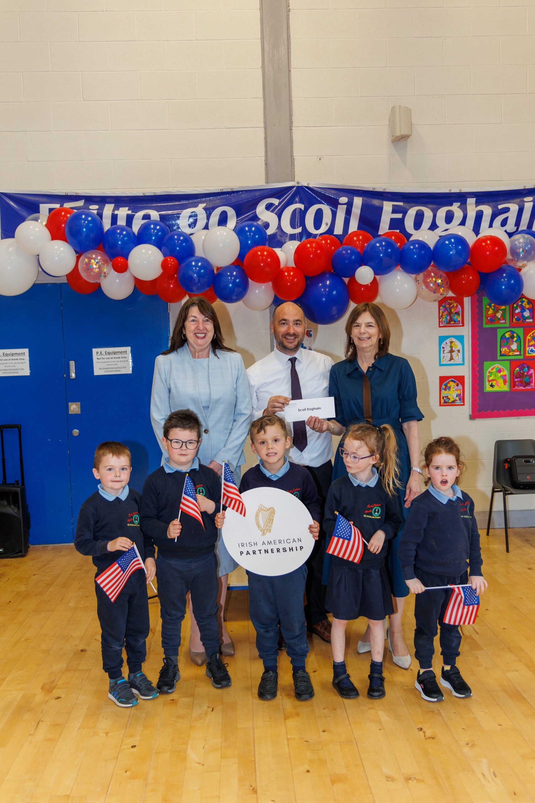 U.S. Ambassador Claire Cronin Visits Donegal School with the Irish American Partnership